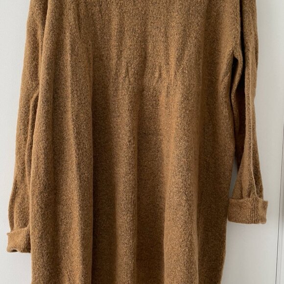 Top Shop - Tan Long Cardigan - Size US 6 - Picture 3 of 5